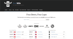 Desktop Screenshot of beermile.com